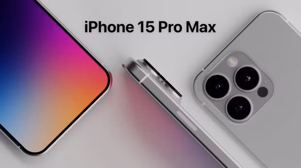 Ảnh render iPhone 15 Pro Max (nguồn: Supercharged)