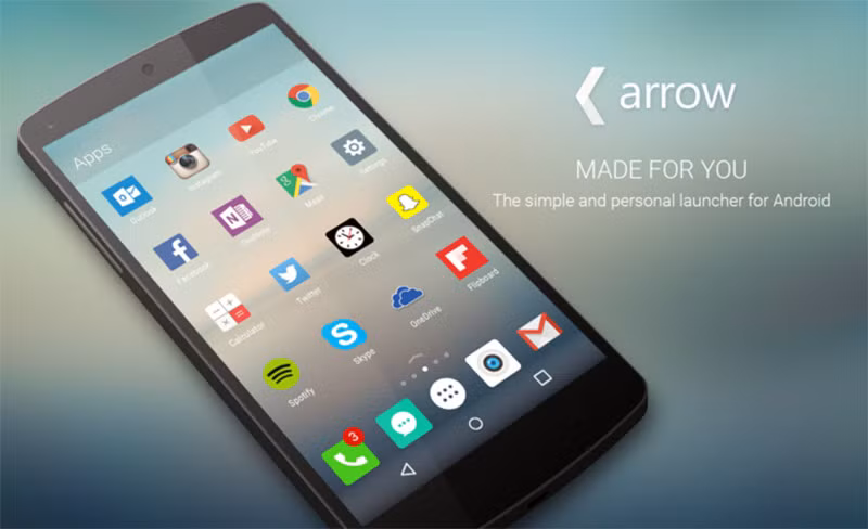 Arrow Launcher là ứng dụng chỉnh sửa giao diện Android của Microsoft