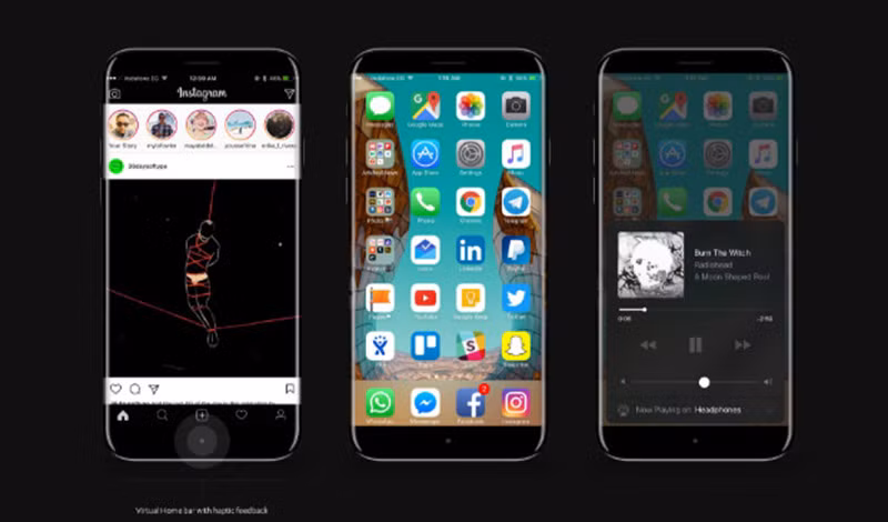 Bản dựng đang được đồn đoán giống iPhone 8 nhất, tính đến thời điểm này.