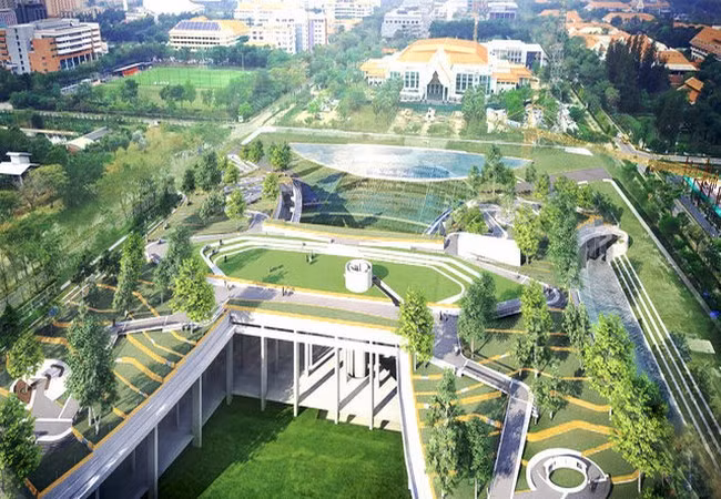 Hình ảnh công viên CU Park ở Băng Cốc, Thái Lan (Ảnh Landprocess)
