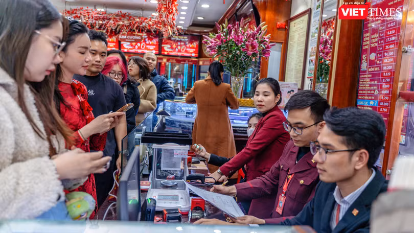 Giá vàng đi ngang. Ảnh: Đình Huy.
