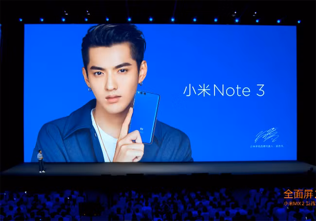 CEO Xiaomi Lin Bin giới thiệu Mi Note 3
