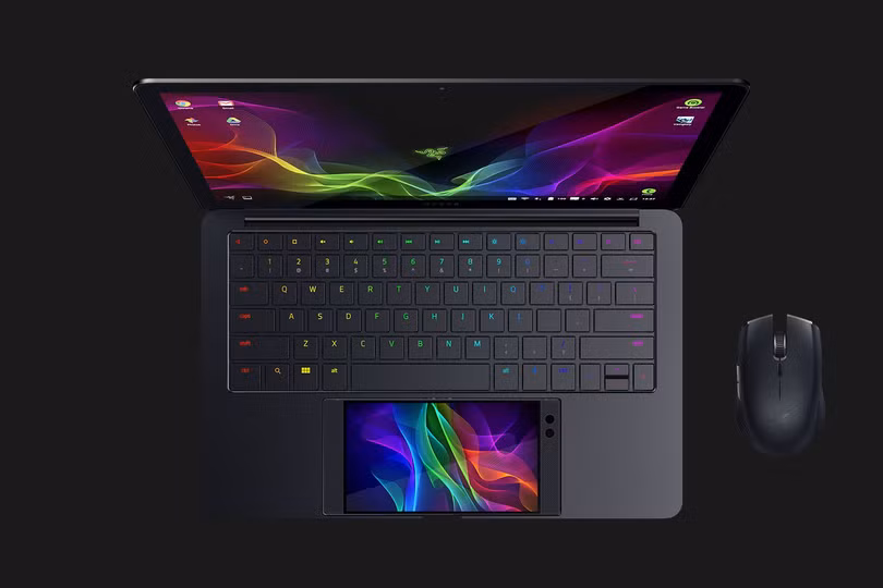 Laptop “dị” của Razer sử dụng smartphone làm touchpad và màn hình thứ hai ảnh 1