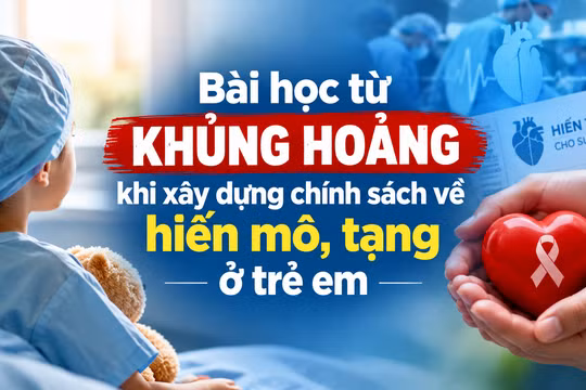 Bài học từ khủng hoảng khi xây dựng chính sách về hiến mô, tạng ở trẻ em