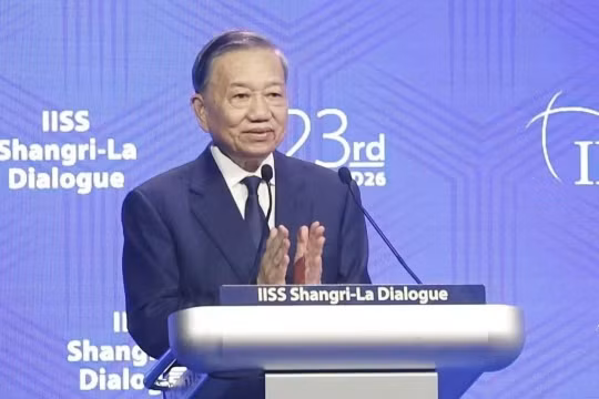 Tổng Bí thư, Chủ tịch nước Tô Lâm đọc diễn văn dẫn đề tại diễn đàn Shangri-La.