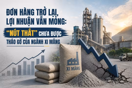 Đơn hàng trở lại, vì sao lợi nhuận của doanh nghiệp xi măng vẫn mỏng?
