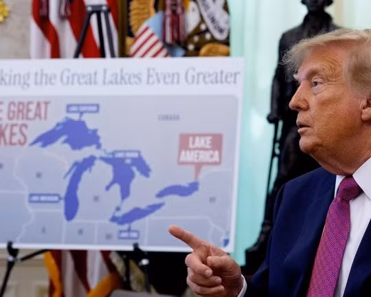 Ông Trump ký lệnh đổi tên hồ Ontario thành hồ Mỹ