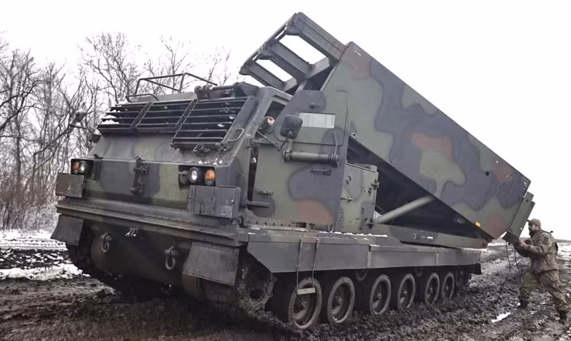 Pháo phản lực - tên lửa MARS II của Đức viện trợ cho Ukraine. Ảnh Military Ukraine. Pháo phản lực - tên lửa MARS II của Đức viện trợ cho Ukraine. Ảnh Military Ukraine.