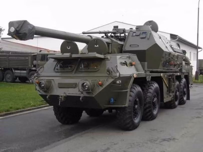 Vz. 77 Dana ACS của Lực lượng Vũ trang Ukraine. Năm 2022. Ảnh video Ukraine Militay Portal.