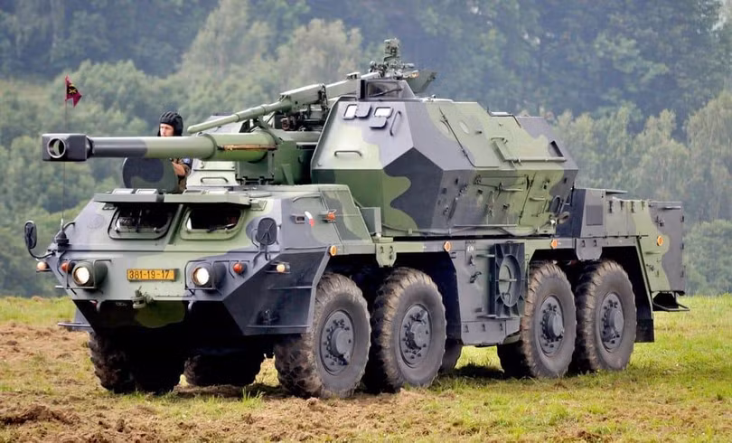 Pháo tự hành Vz.77 Dana phiên bản hiện đại hóa. Ảnh Military Ukraine