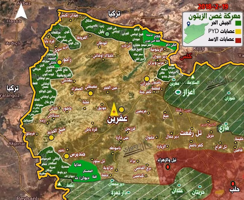 Người Kurd Syria hứng nhiều tổn thất, liên quân Thổ Nhĩ Kỳ đánh sâu vào Afrin ảnh 1
