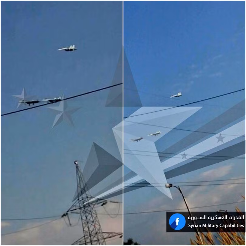 Thêm 2 chiếc Su-57 xuất hiện trên không phận căn cứ quân sự Hmeimim, Latakia, Syria