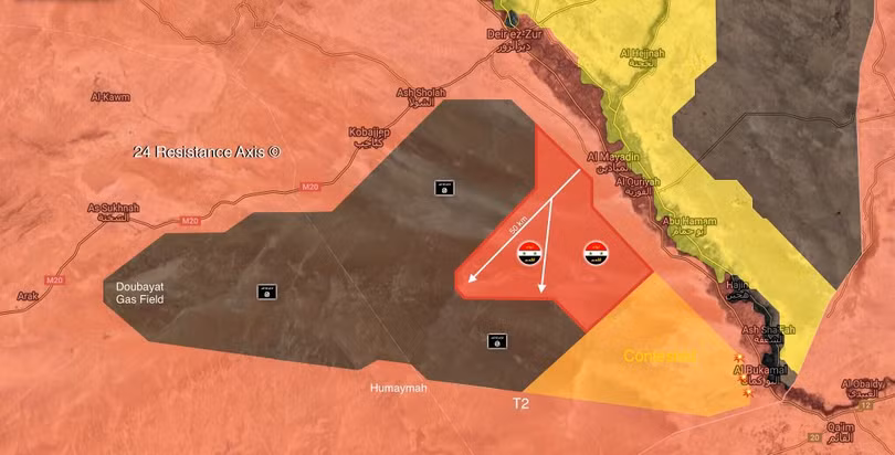 Quân đội Syria tung đòn đánh rát IS trên sa mạc Deir Ezzor ảnh 1