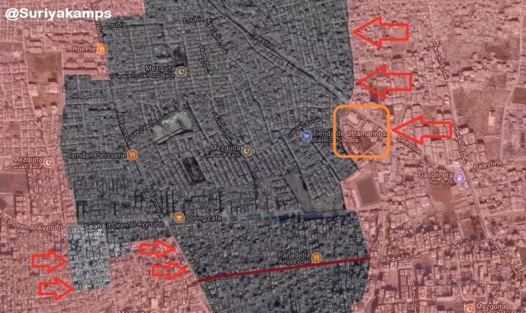Cuộc chiến khốc liệt trên từng ngôi nhà góc phố trong tử địa Yarmouk, Syria (video) ảnh 1