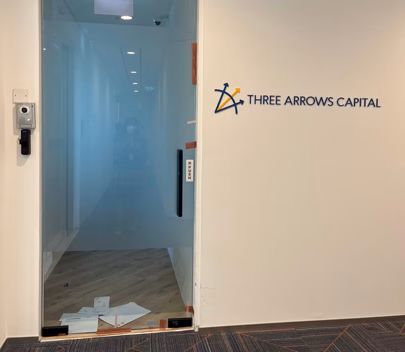 Trụ sở của Three Arrows Capital ở Singapore (Ảnh: Bloomberg) Trụ sở của Three Arrows Capital ở Singapore (Ảnh: Bloomberg)