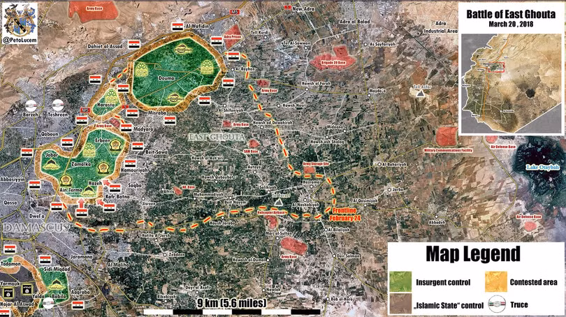 Nhóm thánh chiến Syria đầu tiên ở Đông Ghouta giao nộp cứ địa, di chuyển về Idlib ảnh 1