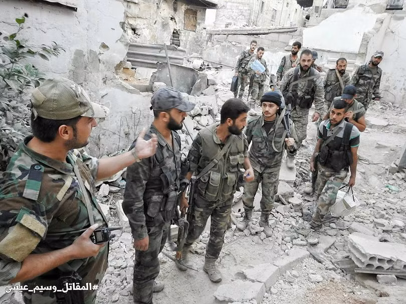 Hỏa lực Syria tấn công dữ dội phiến quân thánh chiến ven Damascus (video - ảnh) ảnh 5