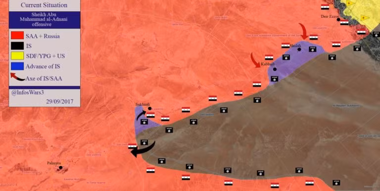 Nga lạnh giọng cảnh báo Mỹ, quân đội Syria phản công IS sau thảm bại ảnh 1