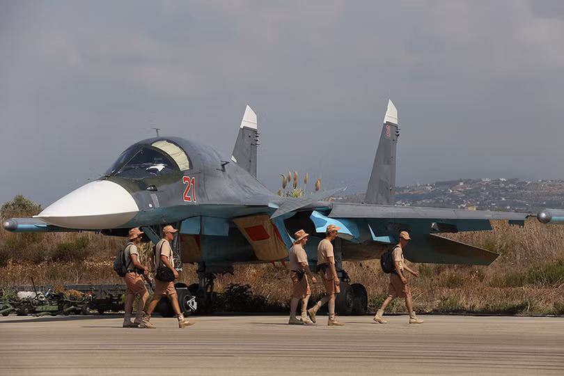 Chiến đấu cơ Su-34 của Nga tham chiến tại Syria ảnh: RT
