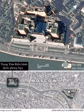 NCDC nhìn từ trên cao. Đồ họa:Washington Post NCDC nhìn từ trên cao. Đồ họa:Washington Post