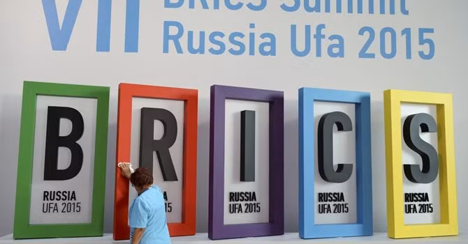 Nga chủ tọa Hội nghị thượng đỉnh khối BRICS lần 7 (2015) tại Ufa, Bachkortostan. Ảnh REUTERS/BRICS Photohost/RIA Novosti