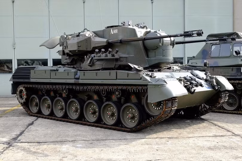 Gepard SPAAG. Ảnh: Flickr / Bảo tàng Gunfire Brasschaat Belgium Gepard SPAAG. Ảnh: Flickr / Bảo tàng Gunfire Brasschaat Belgium