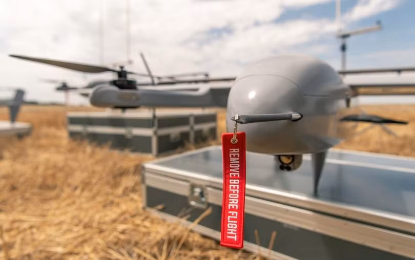 Tổ hợp UAV H10 Poseidon Mk II. Ảnh: "Đoàn kết Châu Âu". Tổ hợp UAV H10 Poseidon Mk II. Ảnh: "Đoàn kết Châu Âu".