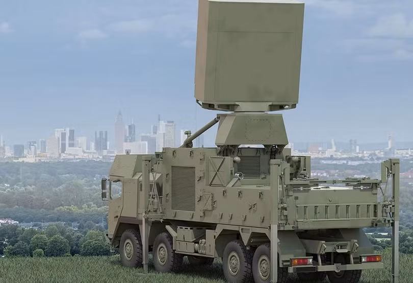 Trạm radar Hensoldt TRML-4D. Ảnh mil.im.ua Trạm radar Hensoldt TRML-4D. Ảnh mil.im.ua