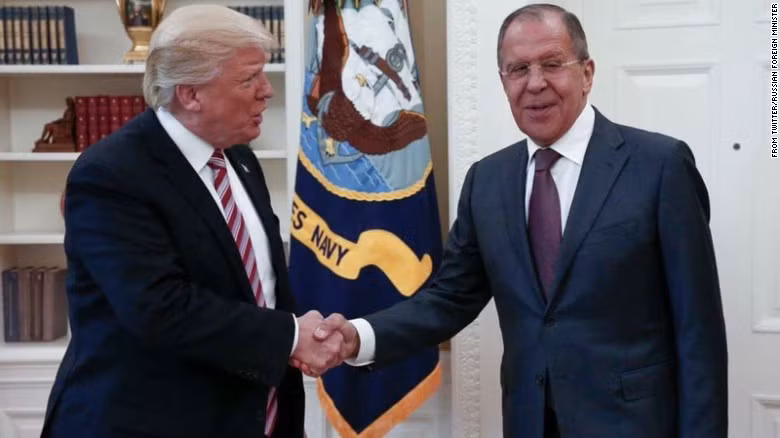 Tổng thống Trump tiếp Ngoại trưởng Nga Lavrov tại Nhà Trắng ngày 10/5