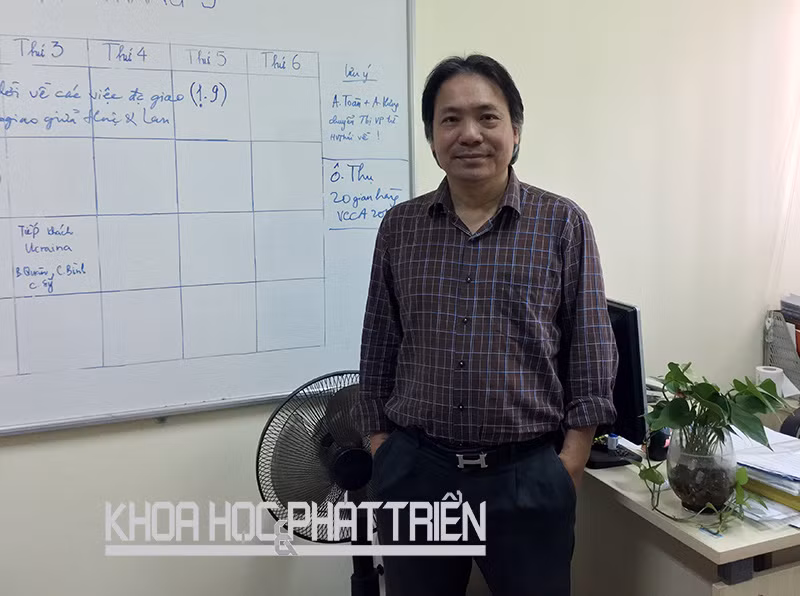 Ông Nguyễn Thái Hưng - Phó Tổng thư ký thường trực Hội Tự động hóa Việt Nam. Ảnh: Ngọc Vũ