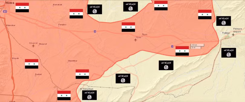 Video: Quân đội Syria vây hãm Qaryatayn tỉnh Homs