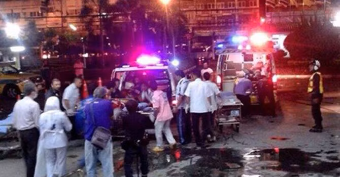 6 quả bom phát nổ liên tiếp ở cực nam Thái Lan