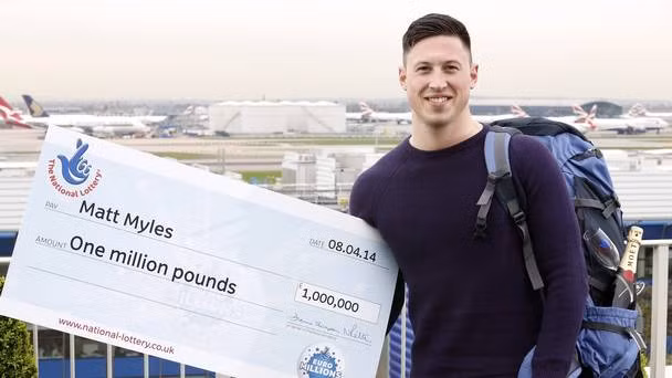 Matt Myles trúng số độc đắc 1 triệu euro