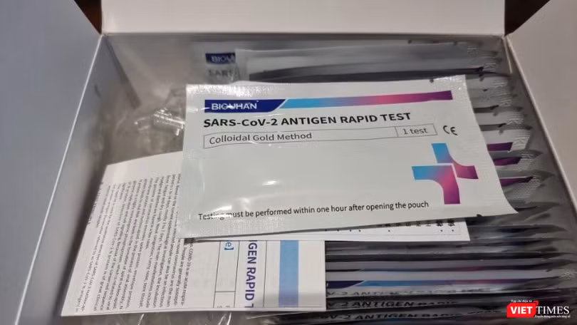 Một loại kit test nhanh Covid-19 được chào mời với giá chỉ 75 cents/kit