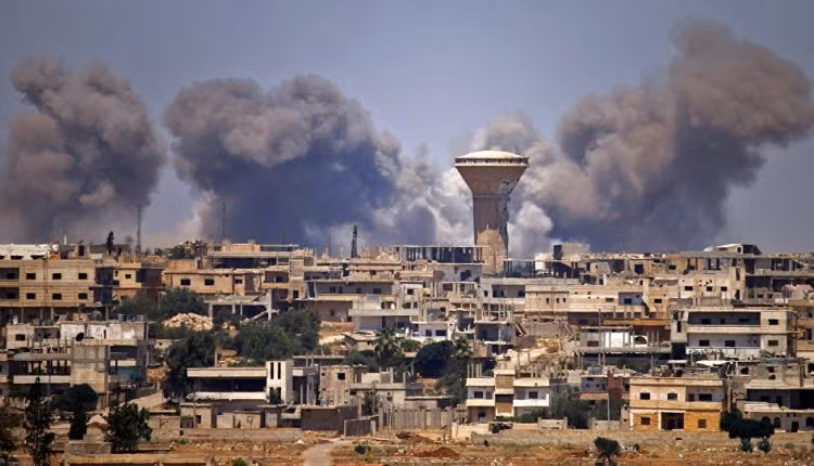 Lực lượng pháo binh - tên lửa Syria tấn công trên chiến trường Daraa, Ảnh minh họa Muraselon