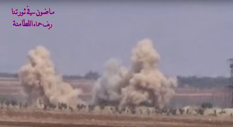 Lực lượng pháo binh tên lửa Syria pháo kích dữ dội chiến tuyến của lực lượng nổ dậy. Ảnh minh họa 