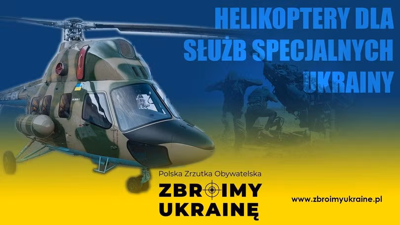 Chương trình quyên góp tiền mua trực thăng cho Ukraine. Ảnh mil.in.ua. Chương trình quyên góp tiền mua trực thăng cho Ukraine. Ảnh mil.in.ua.
