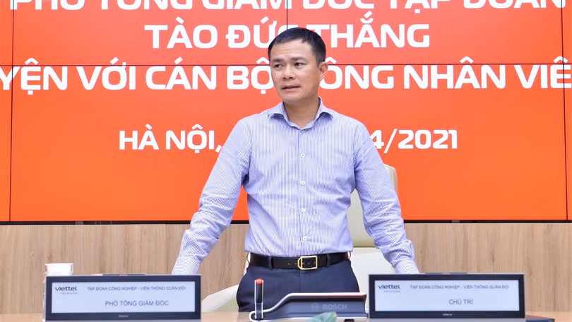 Tân Chủ tịch kiêm Tổng Giám đốc Viettel Tào Đức Thắng (Ảnh: Viettel)