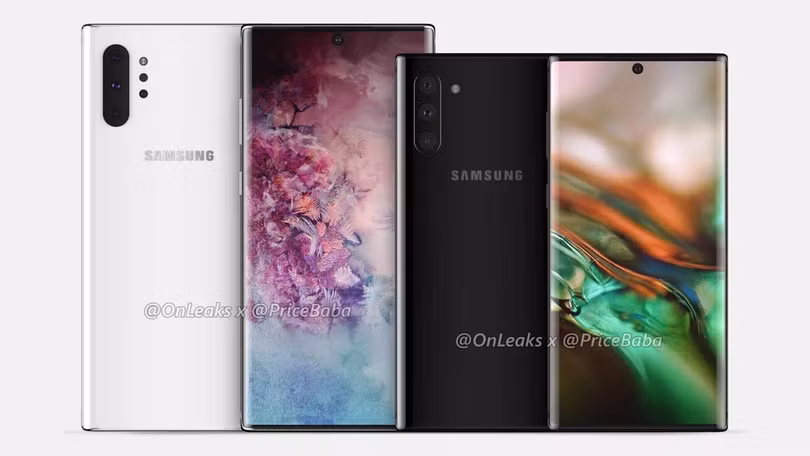 Samsung Galaxy Note 10 (ảnh: OnLeaks)