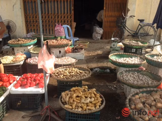 Hành, gừng, tỏi Trung Quốc áp đảo tại chợ đầu mối