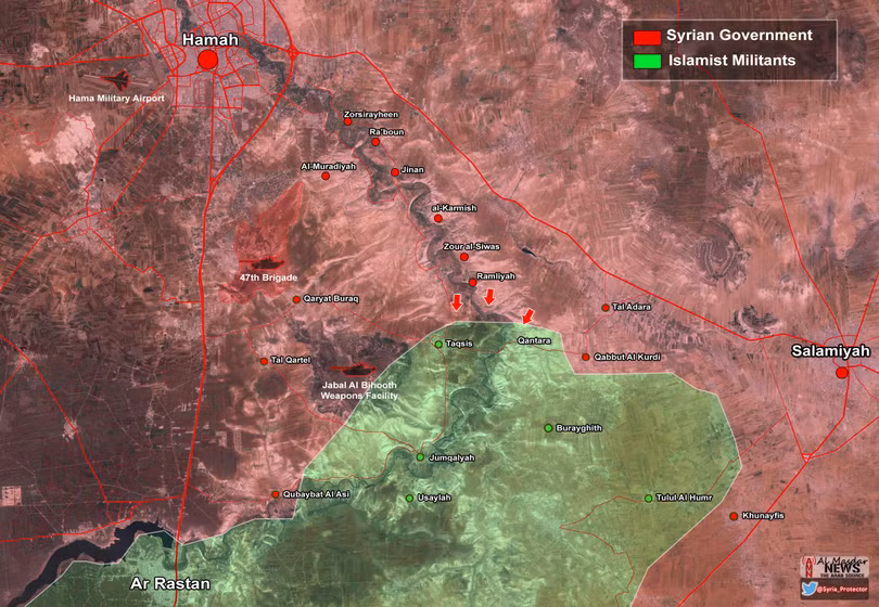 Quân đội Syria đập tan cuộc tấn công của Jabhat Al-Nusra ở Hama