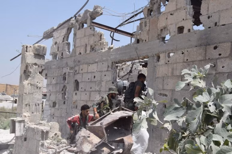 Quân đội Syria quyết thắng phe thánh chiến ngoại vi Damascus ảnh 5