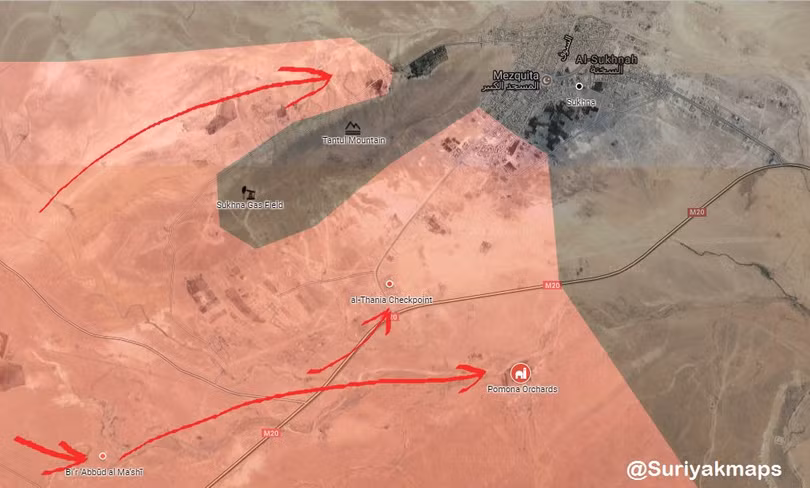Nga yểm trợ, quân đội Syria siết chặt vòng vây cứ điểm IS ảnh 1