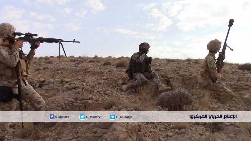 Lực lượng Hezbollah tiến công trên chiến trường vùng biên giới Lebanon - Syria