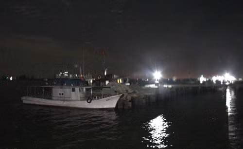 Cảng Hải đội 2, nơi đón tàu biên phòng chở thi thể phi công Trần Quang Khải. Ảnh: Hải Bình. Cảng Hải đội 2, nơi đón tàu biên phòng chở thi thể phi công Trần Quang Khải. Ảnh: Hải Bình.
