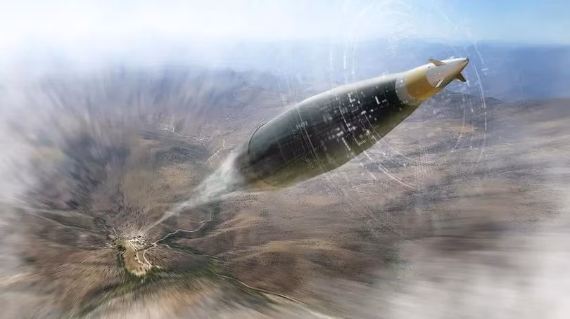 Bộ hướng dẫn chính xác tầm xa (LR-PGK) cho đạn pháo 155 mm. Ảnh Military Leak Bộ hướng dẫn chính xác tầm xa (LR-PGK) cho đạn pháo 155 mm. Ảnh Military Leak