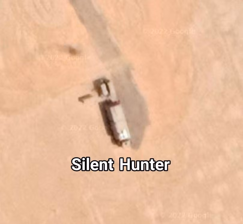 Ảnh vệ tinh chụp vũ khí phòng không tầm thấp laser chống UAV Silent Hunter. Ảnh Military Leak Ảnh vệ tinh chụp vũ khí phòng không tầm thấp laser chống UAV Silent Hunter. Ảnh Military Leak