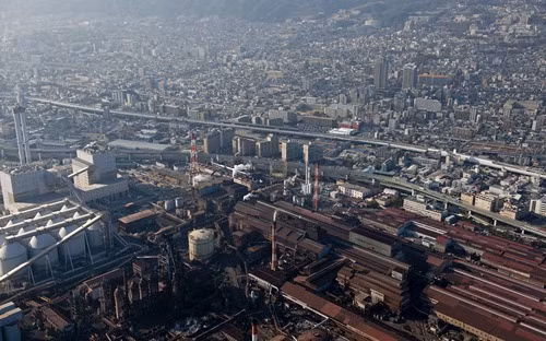 Nhà máy của Kobe Steel ở Hyogo, Nhât Bản - Ảnh: Getty/Bloomberg.