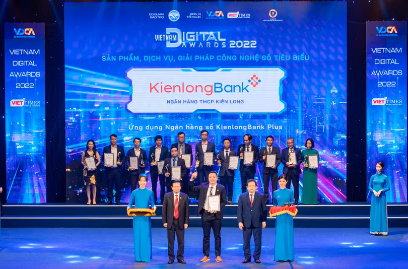 KienlongBank được vinh danh tại Giải thưởng Chuyển đổi số Việt Nam 2022 ảnh 1