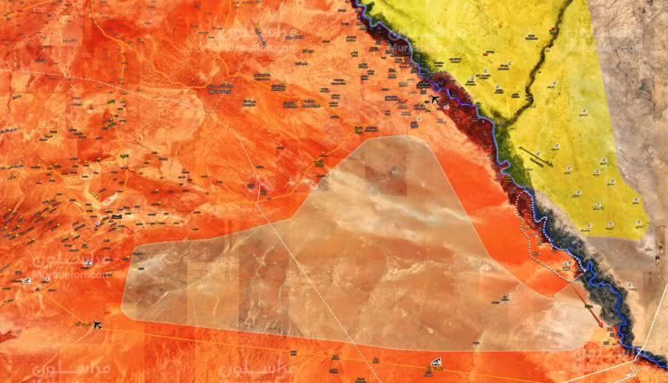 Chiến tuyến chiến trường Deir Ezzor tính đến ngày 29.11.2017 theo South Front - ảnh Muraselon
